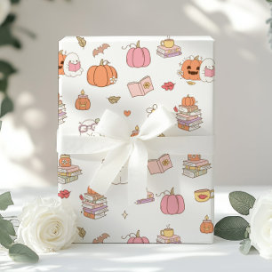 Papel De Regalo Little Boo Lilac Whimsical Books Baby Shower