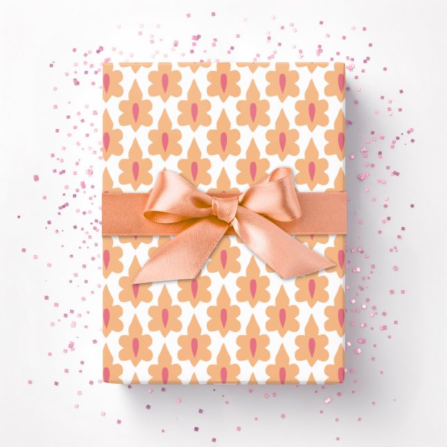 Papel De Regalo Little Leaf in Pink and Orange (Subido por el creador)