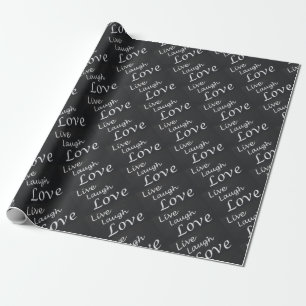 Papel De Regalo Live Laugh Love