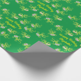 Papel De Regalo Lizard Birthday Party