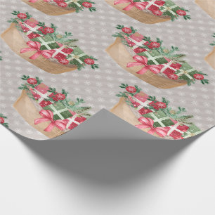 Papel De Regalo Llama a Navidades cutos