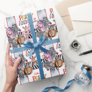 Papel De Regalo Llamando a la fiesta de cumpleaños de todos los Fi