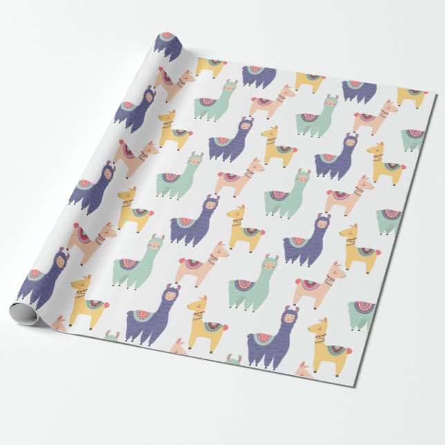 Papel De Regalo Llamas (Desenrollado)