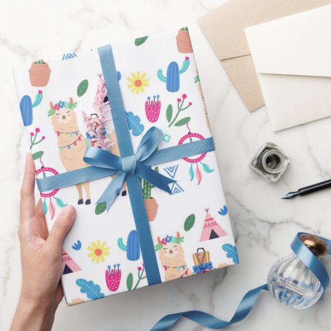 Papel De Regalo Llamas mexicanas a Navidades de la cocina (Regalar)