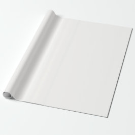 Papel De Regalo Llanura blanca elegante de porcelana sólida minima