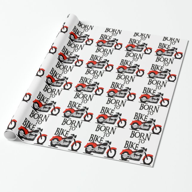 Papel De Regalo Llevado Bike (Desenrollado)