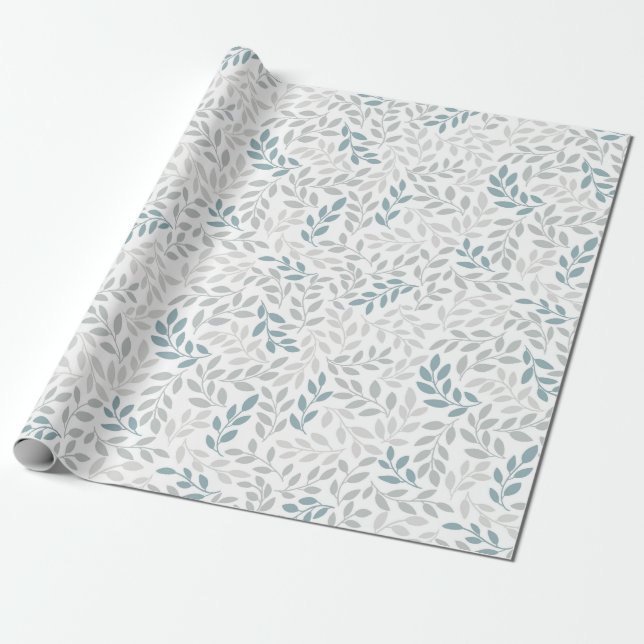 Papel De Regalo Llorando hojas salvajes (Desenrollado)