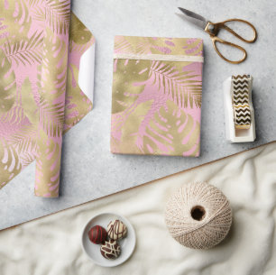 PAPEL DE REGALO LLUXE PINK TROPICAL WRAPPER PAPER GIFT WRAP