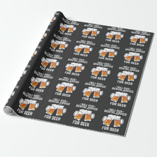 Papel De Regalo Lo Divertido Dará Consejos Dentales Por Cerveza