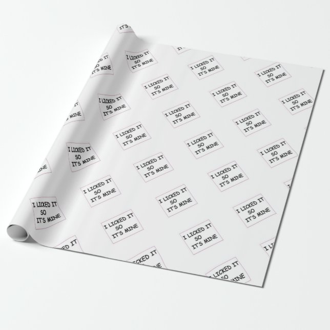 Papel De Regalo Lo lamí (Desenrollado)