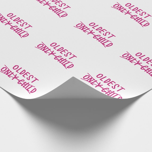 Papel De Regalo Lo más viejo con sólo un niño cruzado (Esquina)