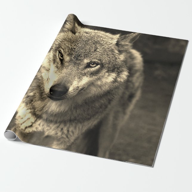 Papel De Regalo Lobo 215 (Desenrollado)