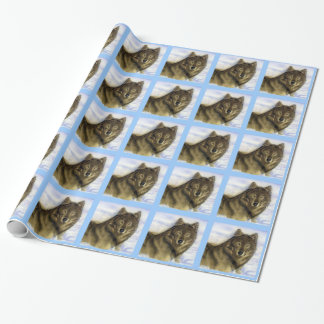 Papel De Regalo Lobo del invierno