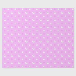 Papel De Regalo Lobo morado femenino