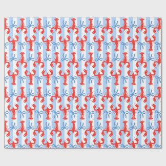 Papel De Regalo Lobster y arcos costeros de adormidera