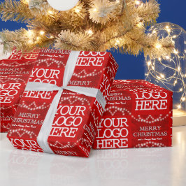 Papel De Regalo Logo De Negocios Feliz Navidad Y Feliz Año Nuevo