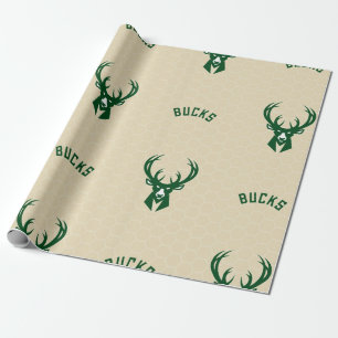 Papel De Regalo Logo de Sambhur con BUCKS en fondo de colmena