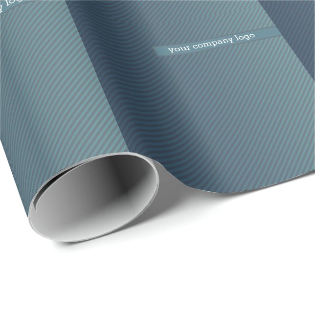 Papel De Regalo LOGO DE SU EMPRESA, personalizado (Esquina del rollo)