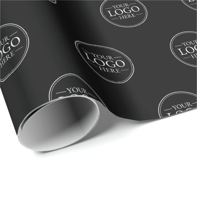 Papel De Regalo Logotipo comercial de personalizado (Esquina del rollo)