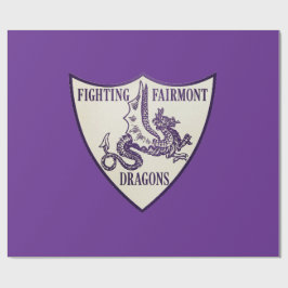 Papel De Regalo Logotipo de los Dragones Fighting Fairmont de Kett