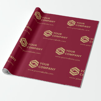 Papel De Regalo Logotipo de negocio promocional para personalizado