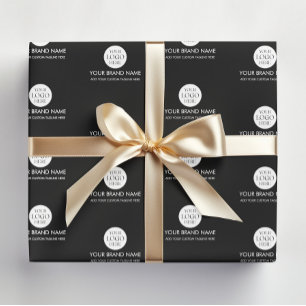 Papel De Regalo Logotipo Empresarial Personalizado de la Empresa p