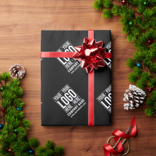 Papel De Regalo Logotipo Empresarial Personalizado Empresa Corpora