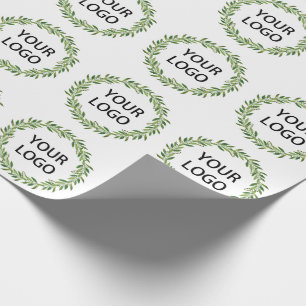 Papel De Regalo Logotipo minimalista de Wreath Winme Theme Busines