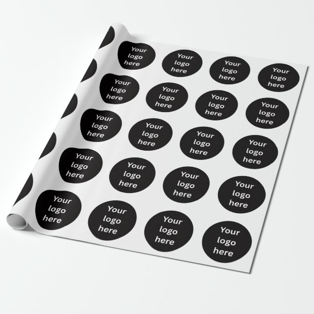 Papel De Regalo Logotipo personalizado (Desenrollado)