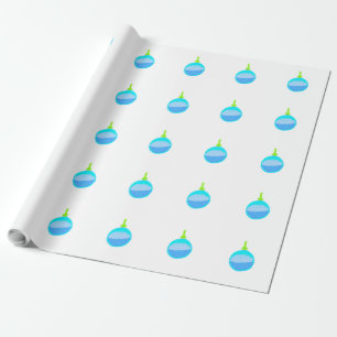 Papel De Regalo Logotipo personalizado minimalista y elegante aquí