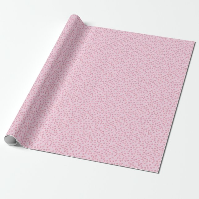 Papel De Regalo Lollipop rosa (Desenrollado)