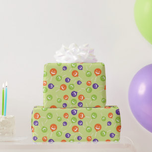 Papel De Regalo Lollipops inmaculados Halloween sin problemas