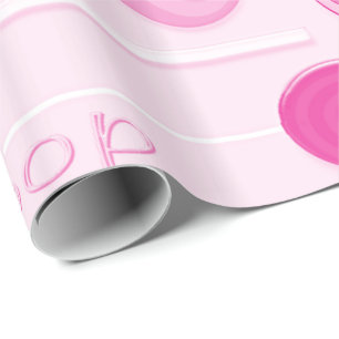 Papel De Regalo Lollipops rosados