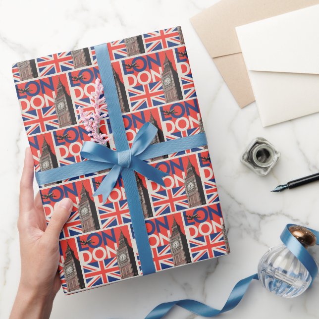 Papel De Regalo London Big Ben | Inglaterra (Regalar)