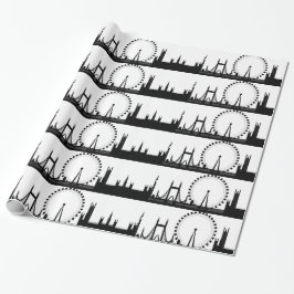 Papel De Regalo Londres Skyline Gift Wrap London Wrapping Paper