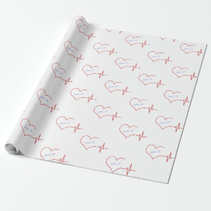 Papel De Regalo Loris Navidades de Carolina del Sur envolviendo pa