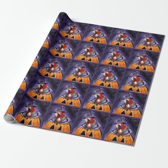 Papel De Regalo Loro (Desenrollado)