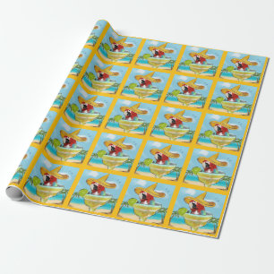 Papel De Regalo Loro