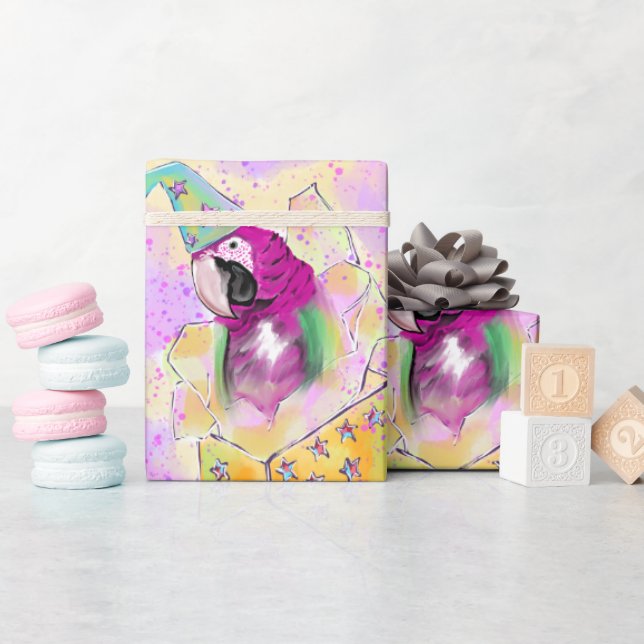 Papel De Regalo Loro (Baby Shower)