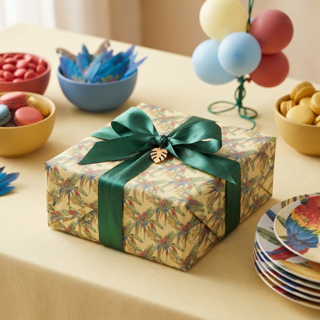 Papel De Regalo Loro (Subido por el creador)