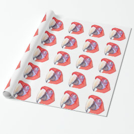 Papel De Regalo Loro del Macaw de Greenwing