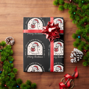 Papel De Regalo Los amantes de los libros de navidad se divierten