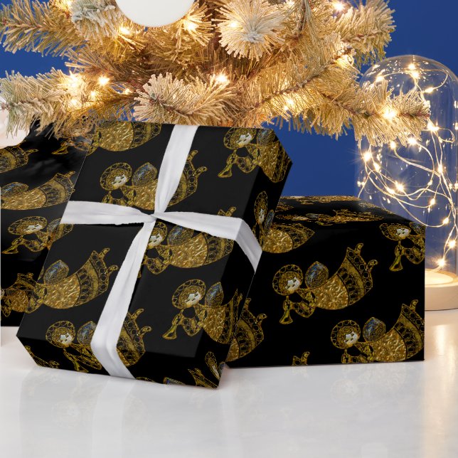 Papel De Regalo Los ángeles están por todas partes esta temporada  (Vacaciones)