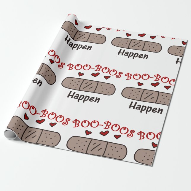 Papel De Regalo Los boos de boo ocurren (Desenrollado)