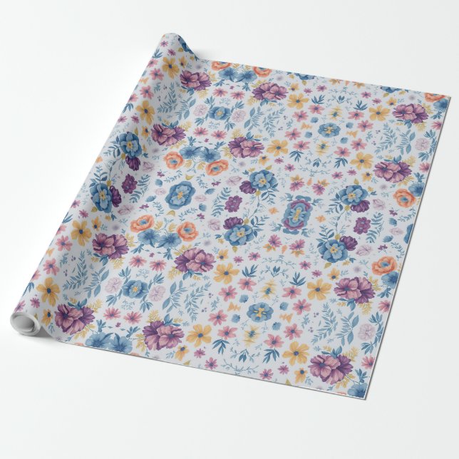 Papel De Regalo Los buquets árticos de Frozen Garden (Desenrollado)