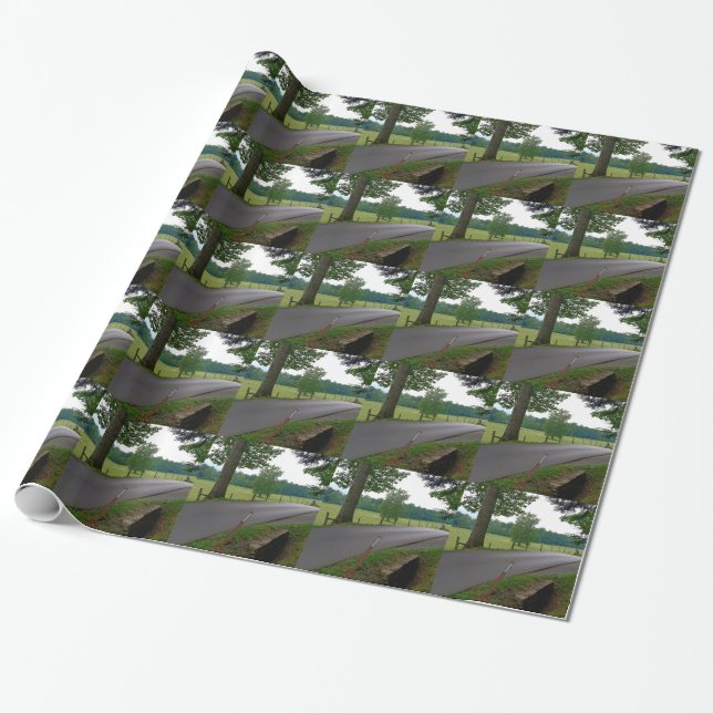 Papel De Regalo Los Cades Recubren Las Grandes Montañas Ahumadas (Desenrollado)
