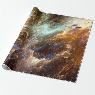Papel De Regalo Los colores de la serie, pintura de Fancy. Fondo 
