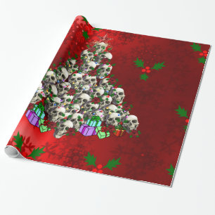 Papel De Regalo Los cráneos del navidad