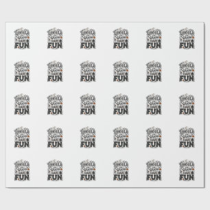 Papel De Regalo Los fantasmas solo quieren divertirse Diseño vecto