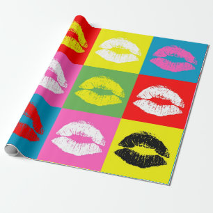 Papel De Regalo Los labios coloridos
